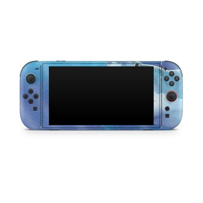 Glossy Glitter Gaming Skin Compatible with Nintendo Switch 2 Console Only - Great Whites - Premium 3M Vinyl Protective Wrap Decal Cover - Easy to Apply | Crafted in The USA by MightySkins - color: Great Whites, size: Switch 2 Console Skin Only, style: Glo