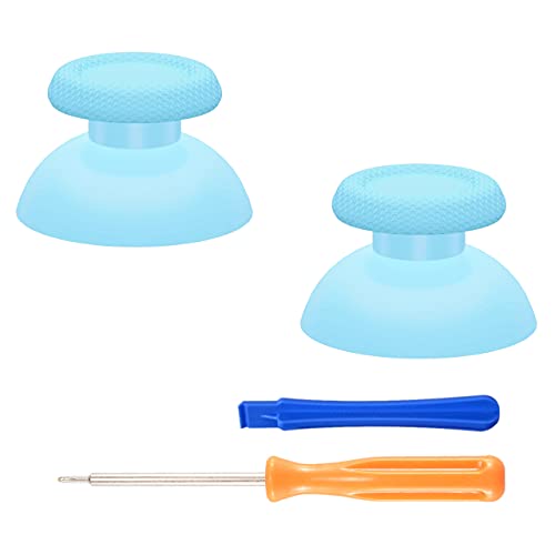 eXtremeRate Heaven Blue Replacement Thumbsticks for PS5 Controller, Custom Analog Stick Joystick for PS4 Controller Universal - color: Heaven Blue