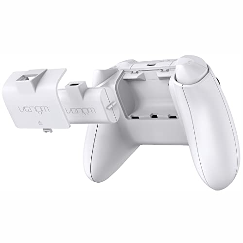 Venom Rechargeable Battery Pack for Xbox One, Xbox Series X & S, 2 Pack 1100mAh Controller Battery Pack Play and Charge Kit for Xbox Series X/S and Xbox One - color: 1100mAh (White)
