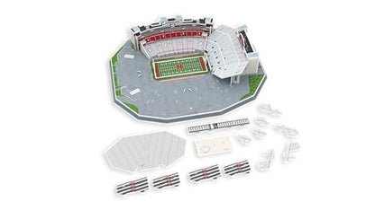 Pro-Lion 3D Jigsaw Puzzle of Nebraska Memorial Stadium – 162 Pieces | Nebraska Huskers College Football Model | NCAA Football Stadium Building Kit | Creative Gift for Men, Boys & Kids Aged 8+ - style: Nebraska Huskers
