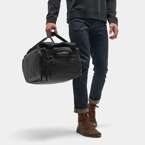 NOMATIC 40L Travel Bag- Convertible Duffel/Backpack, Carry-on Size, Everyday Use Laptop Bag, TSA Compliant - color: Black