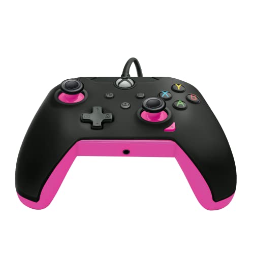 PDP Wired Controller Fuse Black for Xbox Series X|S, Gamepad, Wired Video Game Controller, Gaming Controller, Xbox One, Officially Licensed - Xbox Series X - color: Fuse Black