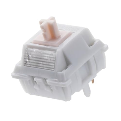 EPOMAKER Gaming Keyboard Switches, 35 PCS, Linear/Tactile Switch, 5-Pin Pre-Lubed Switch, Creamy Switches, Compatible with MX Keycaps for Mechanical Keyboard (Cream Marble, Linear) - color: Cream Marble
