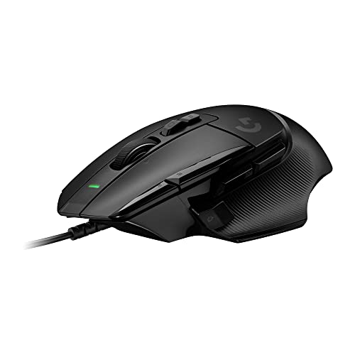 Logitech G502 X Wired Gaming Mouse - Black | Optical Switches, 13 Buttons, Infinite Scroll, PC/MacOS Compatible - color: Black, style: Wired