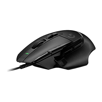 Logitech G502 X Wired Gaming Mouse - Black | Optical Switches, 13 Buttons, Infinite Scroll, PC/MacOS Compatible - color: Black, style: Wired