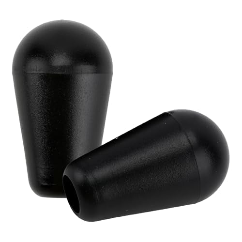 Gallipower 2Pcs Black Ellipse Oval Joystick Head,Arcade Joystick Ball Top Handle Rocker Round Head,Arcade Kit DIY Replacement Parts - color: style 9