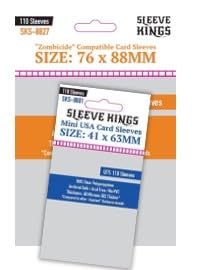 Zombicide 2nd Edition Sleeve Kings Compatible Sleeve Bundle - style: Zombicide 2nd Edition (8801 x 1 + 8827 x 1)