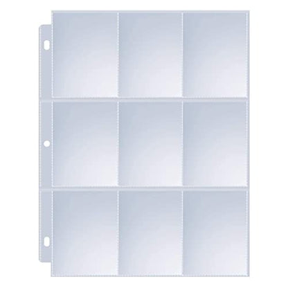 Sooez Trading Card Sleeves for Binder, Double Sided Card Holder, 36 Pack | Crystal Clear Page Protectors, Top Loading, PVC-Free & Acid-Free, Fit for Collectible Games, Sports, Baseball, Football - style: Double-Sided
