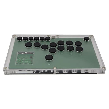 TruBoost FightBox B1-PC-W Ultra-Thin All Buttons Leverless-Style Arcade Joystick Fight Stick Game Controller For PC USB Hot-Swap Cherry MX