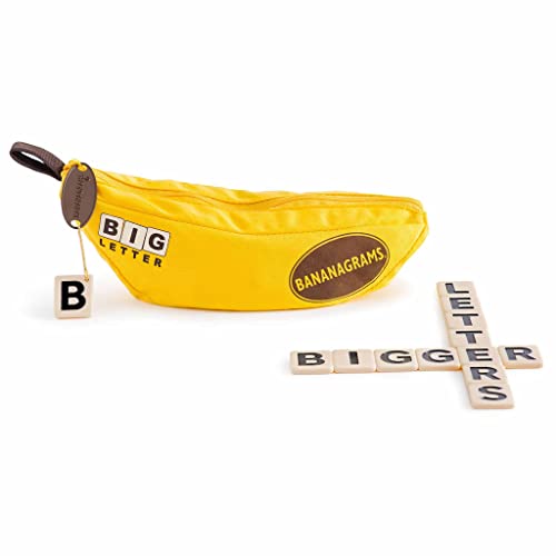 Big Letter BANANAGRAMS: Family Word Game With Easy To See And Handle Letter Tiles - style: Big Letter