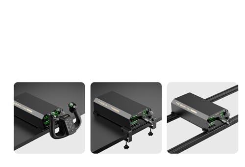 MOZA AY210 Force Feedback YOKE Base Flight Simulator FFB Controls, Black | 9Nm Torque, 210N Push Force, High-strength Steel, 150mm Travel Distance, Programmable Switch Panel