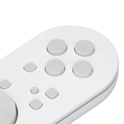 Controller, Portable Controller Enhance Learning ompatible for for Wins for Android for OS X for IOS, 14 RGB Lighting Effects, ABS Material (White) [video game]