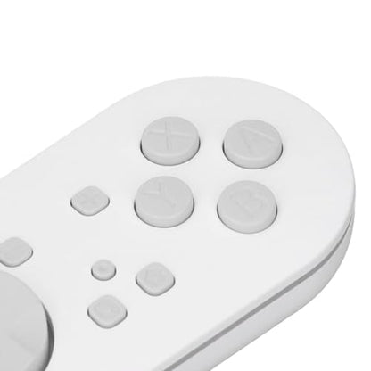 Controller, Portable Controller Enhance Learning ompatible for for Wins for Android for OS X for IOS, 14 RGB Lighting Effects, ABS Material (White) [video game]