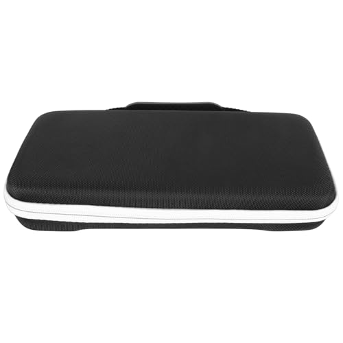 Estink Handheld Game Console Carrying Case EVA Nylon Shockproof Storage Bag 31 X 14 X 6cm for Ally 7 Inch 120Hz Gaming Handheld Travel Camping Daily Use (White) - color: White