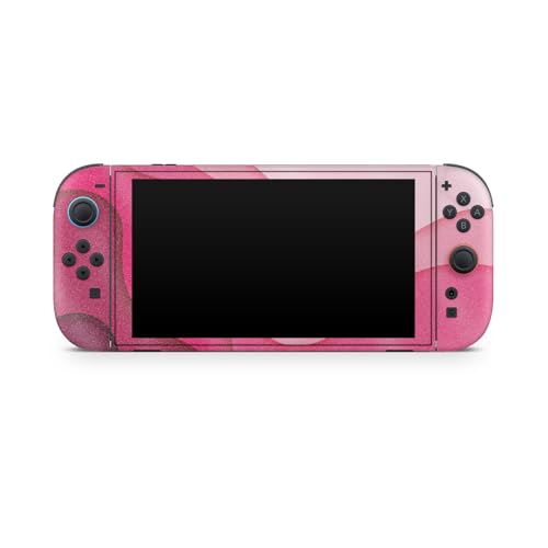 Glossy Glitter Gaming Skin Compatible with Nintendo Switch 2 Console Only - Papercraft Magenta - Premium 3M Vinyl Protective Wrap Decal Cover - Easy to Apply | Crafted in The USA by MightySkins - color: Papercraft Magenta, size: Switch 2 Console Skin Only