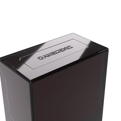 Gamegenic Bastion 50+ XL Deck Box - Compact, Secure, and Perfectly Organized for Your Trading Cards! Safely Protects 50+ Double-Sleeved Cards, Black Color, Made - color: Black