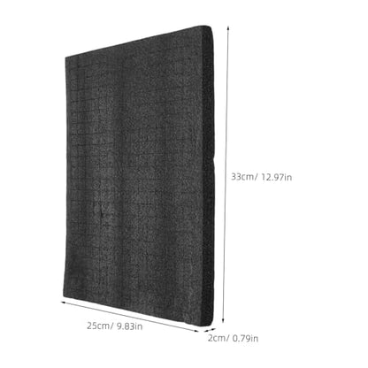 OSALADI Pick and Pluck Foam Insert 33x25cm Shock-Absorbing Black Foam Padding for Tool Boxes Jewelry Boxes and Game Cases for Packing and Shipping Supplies