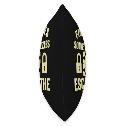 Funny Escape Room Art for Men Women Escape Game Escape Room Throw Pillow - size: 16x16