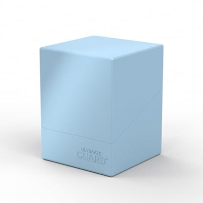 Ultimate Guard Boulder Solid 100+, Deck Case for 100 Double-Sleeved TCG Cards, Baby Blue, Secure & Durable Storage for Trading Card Games, No Transparency - color: Baby Blue