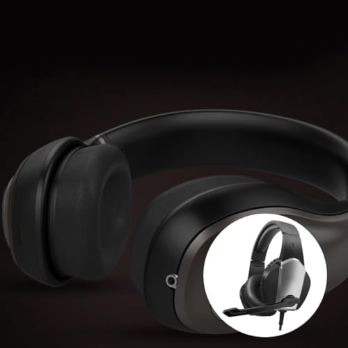 Professional Gaming Headset for Computer with Noise-canceling and Noise Reduction Features, Black Plastic Design, Comfortable for Watching Movies and Chatting,
