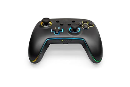 PowerA Enhanced Wireless Nintendo Switch and Switch 2 Controller with Lumectra, gaming controller, Officially licensed - style: Multi-Zone RGB Lighting