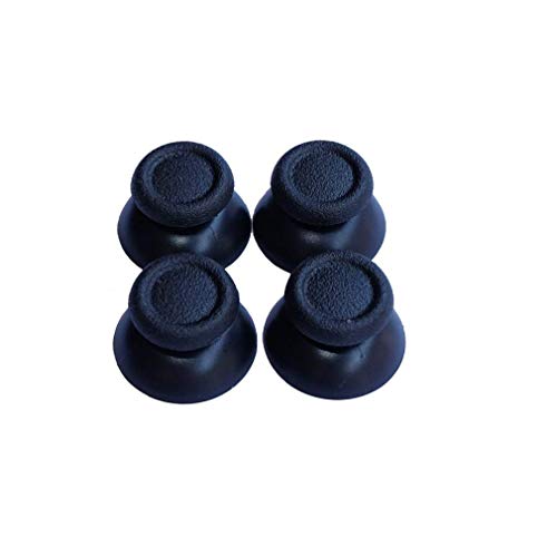 2 Pairs Thumbsticks Analog Thumb Sticks for Sony PlayStation Dual Shock 4 PS4 Controller (Black)