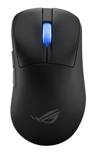 ASUS ROG Keris II Ace Wireless Gaming Mouse – Right-Handed Ergonomic, 54g, Tri-Mode Connectivity, 42K DPI, up to 107Hr Battery, PC/Mac Support - Black - color: Black, style: Keris II Ace