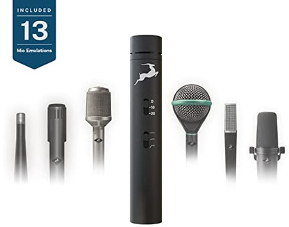 Antelope Audio Edge Note Small Diaphragm Condenser Microphone (2 Pack) | XLR Multipurpose Pencil Condenser, For Drums & Vocals, Professional Stereo Cardioid, Studio Recording & Live Sound, PC Gaming - size: Edge Note Pair Bundle