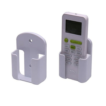2 Pcs Remote Control Holder Rack Wall Mount Media Organizer Storage Rack