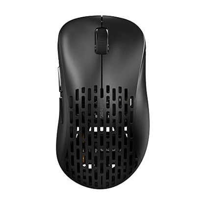 Pulsar Gaming Gears - Xlite v2 Wireless Gaming Mouse, Ultra Lightweight 2.1 oz (59 g), Ergonomic, 2.4 Ghz 1 ms 20000 DPI Optical Sensor PAW3370 Domestic Genuine Product (Medium, Wireless, Black) - color: Black, size: Medium, style: Xlite V2