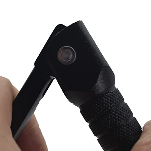 CNC Aluminum Motorcycle Gear Shifter Lever, Foldable Pedal Shifter Fit for 50cc 110cc 250cc CRF50 XR50 XR CRF Dirt Pit Monkey Bike Motorcycle ATV Quad Black Black - color: Black