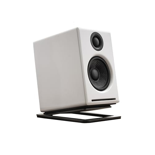 Audioengine A2+ Wireless Computer Speakers – Bluetooth Desktop Speakers | with 24-Bit DAC for PC, Mac, Gaming and Music - White - color: Gloss White, style: Desktop