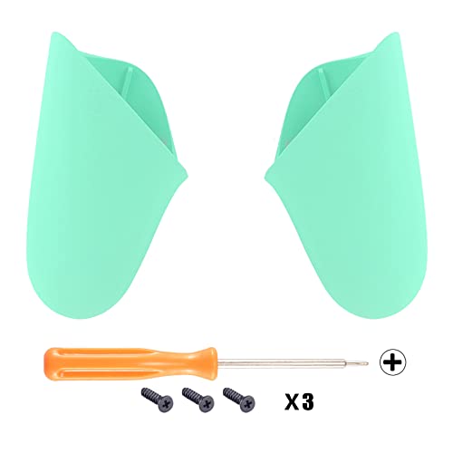 eXtremeRate Mint Green Replacement Handle Grips for Nintendo Switch Pro Controller, DIY Custom Hand Grip Shell for Nintendo Switch Pro - Controller NOT Included - color: Mint Green