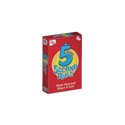 5 Second Rule Quick Play Mini Game 100 Questions - Fun Family Games for Kids and Adults, Party, Kids, Travel, Game Night & Sleepovers, Think Fast and Shout Out Answers - style: 5 Seconds Rule