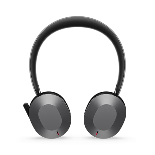 Lenovo ThinkPad Dual Mode Wireless ANC Foldable Headset 8550 (Aura Edition) – Sound by Bose, AI Noise Cancelling Mic, Microsoft Teams Certified, Bluetooth 5.3 - color: Thunder Grey, size: 2.20