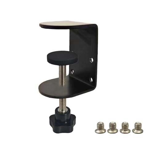 Small C Clamps 2 Inch with 4 Small Holes in the Back, 1-Pack Adjustable Desk C-Clamp for Range 0.39"~2", Versatile Clamp for Brake, Parts Assembly, Fastening, Welding, Woodwork, Metal Work - size: 2 in, style: 1-Pack