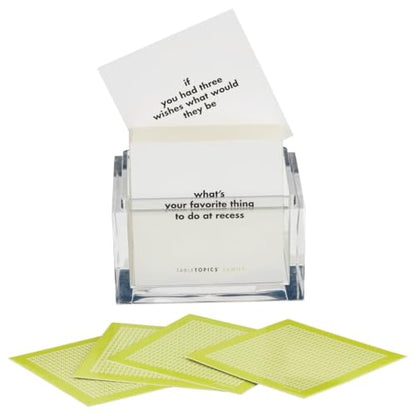TableTopics Family Conversation Cards for Kids & Parents with 135 Questions for Fun & Connection at Dinnertime, Game Night, & Classrooms