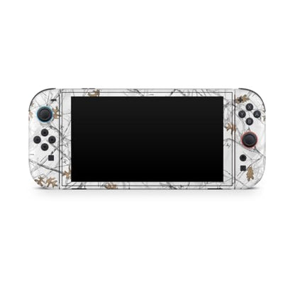 Gaming Skin Compatible with Nintendo Switch 2 Console Only - Conceal Snow - Premium 3M Vinyl Protective Wrap Decal Cover - Easy to Apply | Crafted in The USA by MightySkins - color: Conceal Snow, size: Switch 2 Console Skin Only, style: Matte Finish