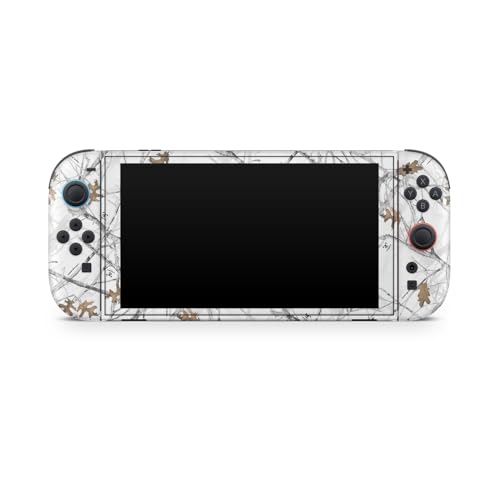 Gaming Skin Compatible with Nintendo Switch 2 Console Only - Conceal Snow - Premium 3M Vinyl Protective Wrap Decal Cover - Easy to Apply | Crafted in The USA by MightySkins - color: Conceal Snow, size: Switch 2 Console Skin Only, style: Matte Finish