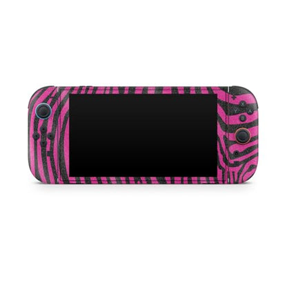 Glossy Glitter Gaming Skin Compatible with Nintendo Switch 2 Console Only - Pink Zebra - Premium 3M Vinyl Protective Wrap Decal Cover - Easy to Apply | Crafted in The USA by MightySkins - color: Pink Zebra, size: Switch 2 Console Skin Only, style: Glossy