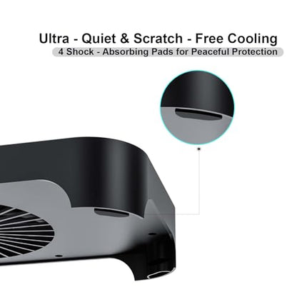 X3 USB Cooling Fan, 18dB Ultra Quiet 140mm USB PC Fan with Built-in Cable and One-Touch Switch Compatible with Router, Receiver, Amplifier, DVR, PlayStation, Xbox, Computer Cabinet Cooling - color: Black