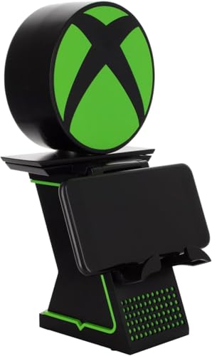 Exquisite Gaming Xbox Light Up LED Ikon Stand with Rotating Holder & USB Charging Ports