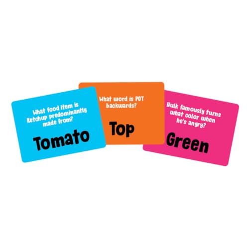Give 'em the Finger Action Trivia Game, Fast Family Party Game, Ages 8+