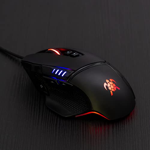 Super Slider V1 High Performance Wired Gaming Mouse, Adjustable DPI up to 19,000, RGB LED On-Board Memory, PC/MAC