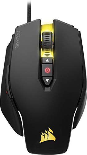 CORSAIR M65 Pro RGB - FPS Gaming Mouse - 12,000 DPI Optical Sensor - Adjustable DPI Sniper Button - Tunable Weights - Black