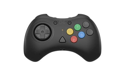 Retro Fighters D6 Dreamcast Wireless Controller for Switch/PC/Dreamcast, Black - color: Black