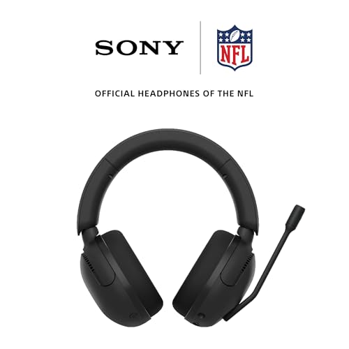 Sony INZONE H5 Wireless Over-Ear Gaming Headset PS5 Headphones, Black | Plug & Play, Personalized 360 Spatial Sound, For PC/PS5/Console, 28 Hr Battery, 2.4Ghz Wireless and 3.5mm Audio Jack - color: Black