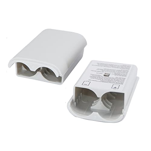 10x Battery Cover Case for Xbox 360 Wireless Controller,Replacement Battery Pack Shell Compatible with Xbox 360 - White