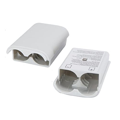 10x Battery Cover Case for Xbox 360 Wireless Controller,Replacement Battery Pack Shell Compatible with Xbox 360 - White