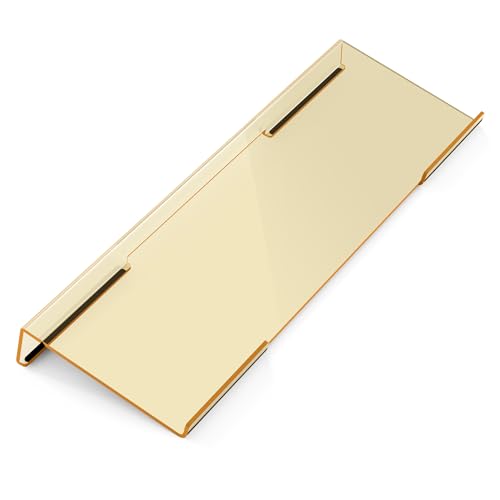 Computer Keyboard Wrist Rest Stand for Desktop(Beige), Keyboard Riser | Ergonomic Acrylic Keyboard Holder, Keyboard Hand Rest, Pain Relief for Typing, Multiple Colors - color: Beige